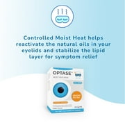 OPTASE Moist Heat Mask - Reusable and designed to give you effective relief from dry eye and other related eye conditions.