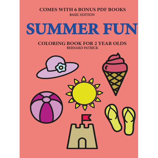 Download Coloring Book For 2 Year Olds Summer Fun Paperback Walmart Com Walmart Com