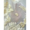 thumbnail image 6 of Yellow Womens Backless Mini Dress With Floral Embroidery And Satin Bow Waist, 6 of 6
