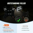 thumbnail image 4 of KFFKFF 30 lbs Adjustable Weight Vest with Safety Reflective Stripes, Secure Buckle Closure, Ideal for Men and Women, Enhances Workouts Including Strength Training, Running, and Fitness Activities, 4 of 9