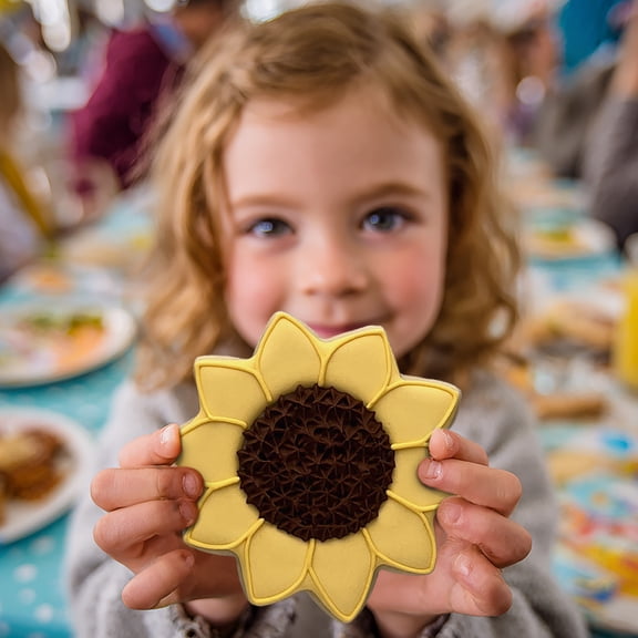 Ann Clark Sunflower Cookie Cutter 3.5", Made in USA