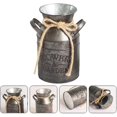 thumbnail image 5 of KAIYANG Jarrón de flores vintage, maceta de hierro, jarra de leche, jarrón decorativo de estilo rústico, 5 of 5