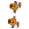 thumbnail image 4 of Baohd 1 Pair RC Car Steering Cup Vehicle Rear Cups Automotive Upgrade Modification Accessories Replacement for WL Toy K969 Gold, 4 of 6