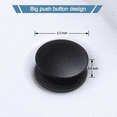thumbnail image 6 of Bathroom Sink Drain with Overflow 2 Pack, Matte Black Pop-Up Drain Stopper Vanity Sink Clicker Drain Stopper, 6 of 6