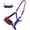 Brown Purple, variant on Horse Noseband Tack Bronc Leather HALTER Tiedown Lead Rope  280M44