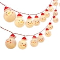thumbnail image 3 of Christmas Snowman Lamp String IP44 Warm White Light 8 Lighitng Modes 1.2M10LED/2.5M20LED/5M40LED/10M80LED, 3 of 10