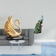 thumbnail image 2 of estatua de resina de cisne,Figuras de cisne,estatuas,decoración del hogar,fiesta de bodas,Escultura de resina Arte Adorno Centros de mesa,Figura de escritorio,Estante de estatua de pavo real, 2 of 8