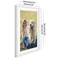 thumbnail image 5 of Americanflat 20" x 28" Gallery-Style Picture Frame with Mat to Secure Artwork, Prints, and Photos - White, 5 of 7