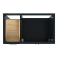 thumbnail image 4 of Ariel Stafford 36 Inch Single Sink Base Cabinet Right Offset In Midnight Blue, 4 of 8