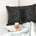 thumbnail image 4 of Kdxio Cotton Pillow Cases 14"x20" Pillowcases,Soft and Breathable Bedroom Pillow Cases-Black Spider On Web 1-No Pillow Core, 4 of 5