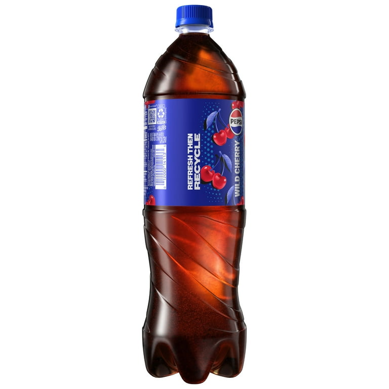 Pepsi Cola Wild Cherry Soda Pop, 1.25 Liter Bottle - Walmart.com