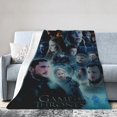 thumbnail image 2 of Manta de franela ultra suave de Jon Snow, cálida y acogedora manta de forro polar, regalo para niños, niñas, adultos, viajes, camping, sofá cama de 152 x 127 cm, 2 of 8