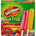 thumbnail image 1 of DEL MONTE Real Fruit Ice Pops, Mixed Berry & Orange, 1 of 4