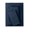 thumbnail image 2 of (2 pack) Mainstays 4-Piece 300 Thread Count Blue Cove Cotton Blend Percale Bed Sheet Set, Queen, 2 of 9
