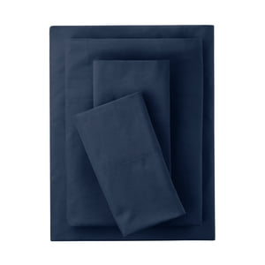Mainstays Twin XL Sheet Set, 300 Thread Count Blue