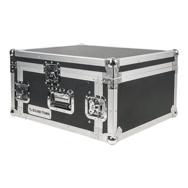 Sound Town Shock Mount 8U ATA Rack Case with 21” Rackable Depth, 11U ...