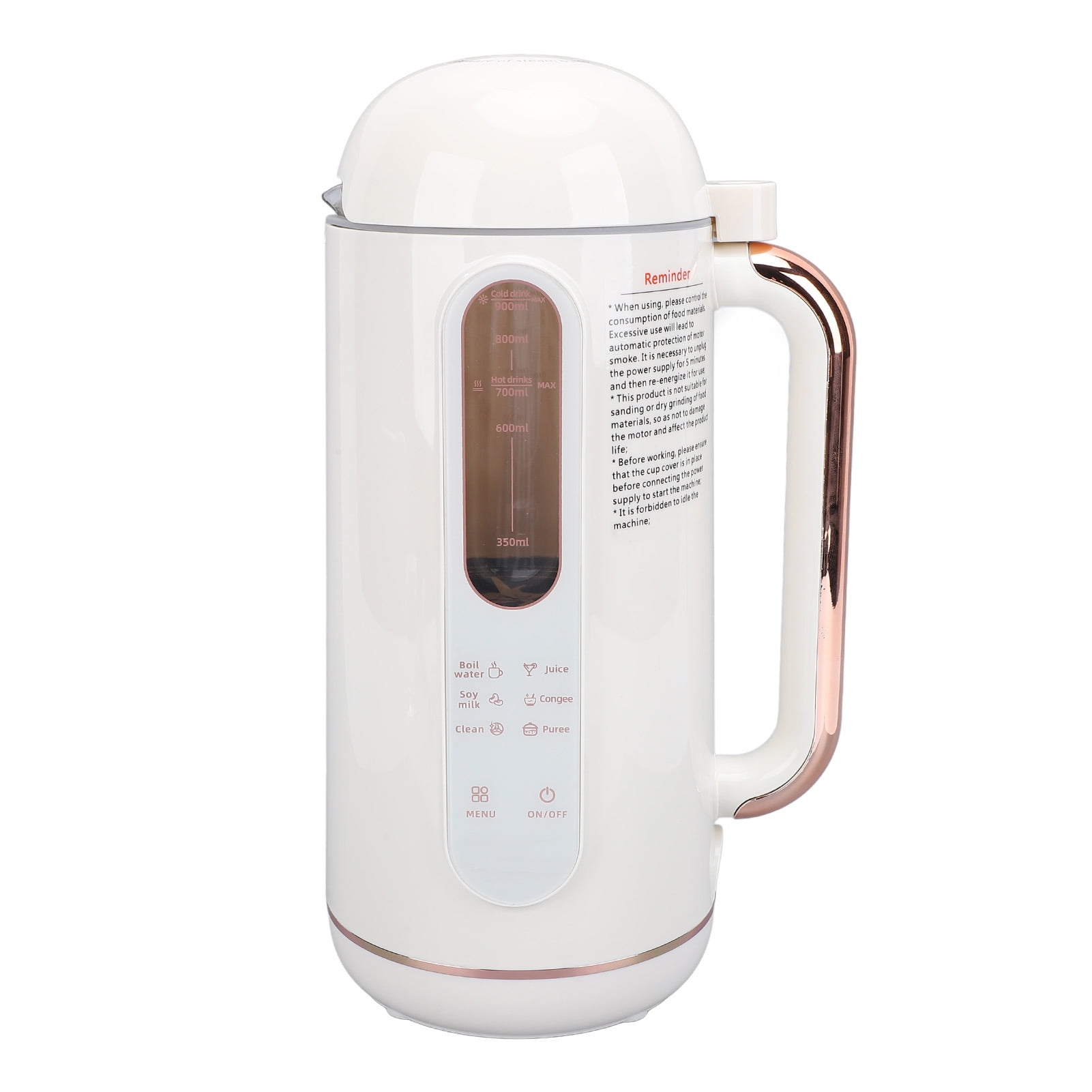 Mini Portable Soymilk Maker, 900ML Capacity, Multifunctional
