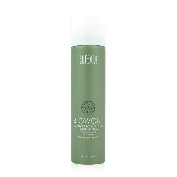 Surface Hair Blowout Hair Spray For Styling 4 Oz - Flexible Finishing Spray With Babassu Oil And Maracuja Oil - Premium Thermal Spray For Women Men To Set Waves Curls