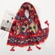 thumbnail image 2 of Bufanda tipo chal con borlas y diseño abstracto de cachemir para mujer, estilo retro, estilo pashmina, de alta calidad, con estampado floral, 2 of 5