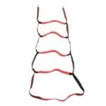 thumbnail image 1 of Boat Rope Ladder, Anti Slip Boarding Rope Ladder Strong  For Canoeing For Inflatable Boat Red 5 Stairs, 1 of 8