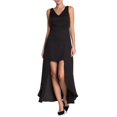 thumbnail image 1 of One One Six Sleeveless High/Low Crepe Dress In Black Size M, 1 of 1