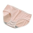 thumbnail image 2 of Pink Season Women Panties Contrast Color Mid Waist Bow Stretch Underwear Japanese Korean Plus Size Sexy Close Fit Underpants Briefs Women Clothes, 2 of 8