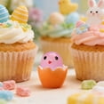 thumbnail image 6 of Sruoe Easter Glow-in-the-Dark Chick Figurines, Mini Chick Statues for Easter Egg Stuffers, Easter Basket Fillers, Garden Decor, Spring Home Decor and Party Favors, 6 of 6