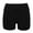 Black, variant on Maplenight Womens Underwear Full Coverage Boxers Briefs Solid Mid Rise Waist Stretch Breathable Ladies Panties