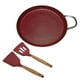 thumbnail image 1 of Comal Antiadherente FLAVORSTONE 30cm + 2 Utensilios Rojo, 1 of 5