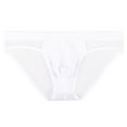thumbnail image 1 of 4 Pack Mens Underwear Briefs Low Rise Ice Thread Fashion Ride Up Panties, 1 of 4