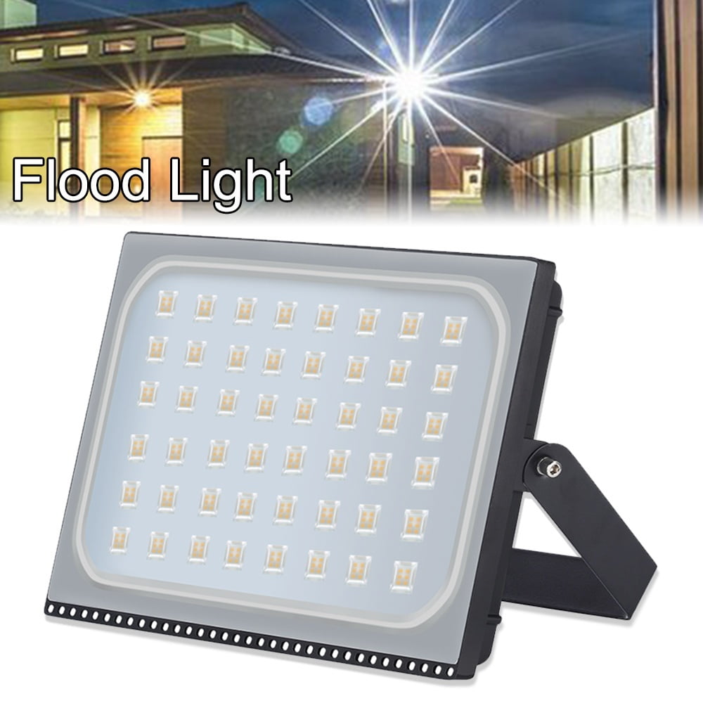 500W Ultra-Thin LED Flood Light SMD Outdoor Garden Lamp IP65 110V Slim US 10W