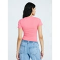 thumbnail image 4 of Scoop Women’s The York Baby Tee with Short Sleeves, Sizes XS-XXL, 4 of 5