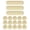 Gold, variant on S SERENABLE 60Pcs Acrylic Drink Tags Acrylic Drink Markers Round Blank Party Drink Tag Glass Name Tags for Parties Festival Birthday Clear