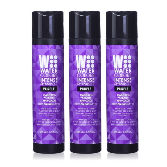 Tressas Watercolors Intense Color Shampoo 8.5 oz Purple ( Pack Of 3 )