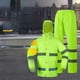 thumbnail image 2 of Traje impermeable reflectante para pantalones de lluvia, administración de carreteras, saneamiento de propiedades, patrulla de alta velocidad, advertencia, poncho protector impermeable, 2 of 4