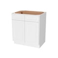thumbnail image 5 of Furinno Shaker Bath Vanity Cabinet without Top , Ready to Assemble, 21 D x 30 W x 34.5 H, White, 5 of 8