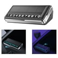 BAGUER Solar Led Multiple Number Car Phone Number Temporary Parking