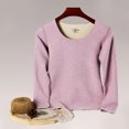 thumbnail image 2 of Ropa interior térmica para mujer, ropa de otoño sin costuras para mujer, forro polar, parte inferior gruesa, otoño e invierno, ropa de otoño de una pieza de lana para mujer, 2 of 5