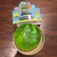 thumbnail image 2 of Super Rare Green Holographic Squishy Dumpling Apple Scented Fidget Toy, 2 of 5