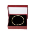 thumbnail image 3 of Pulsera Tejido Torsal Horoz Oro 10K 18cm W1107, 3 of 5