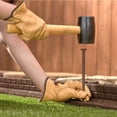 thumbnail image 5 of GroundSmart Brickface Landscape Edging, 4' Brown Rubber Garden Edging Border, 48 pack, 5 of 19