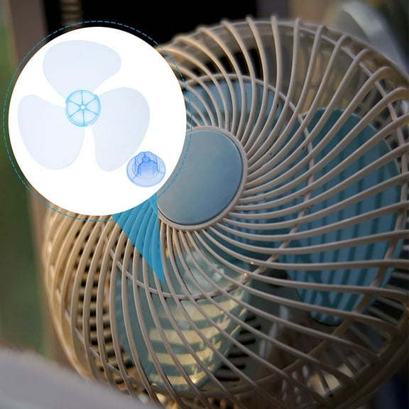 HOMEMAXS Hand Fan Blades Quick Straightforward Replacement Sky-blue