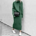 thumbnail image 2 of LEKODE Knit Sets Two Piece Women Knit Maxi Skirt Midi Skirt Set Womens Skirt Two Piece Sets for Women Womens Matching Sets Mini Skirts Green M, 2 of 6