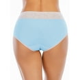 thumbnail image 7 of SAYFUT Women's Shapewear Hi-Waist Brief Cotton Sporty Panties Underwear 4 Pack, 7 of 7