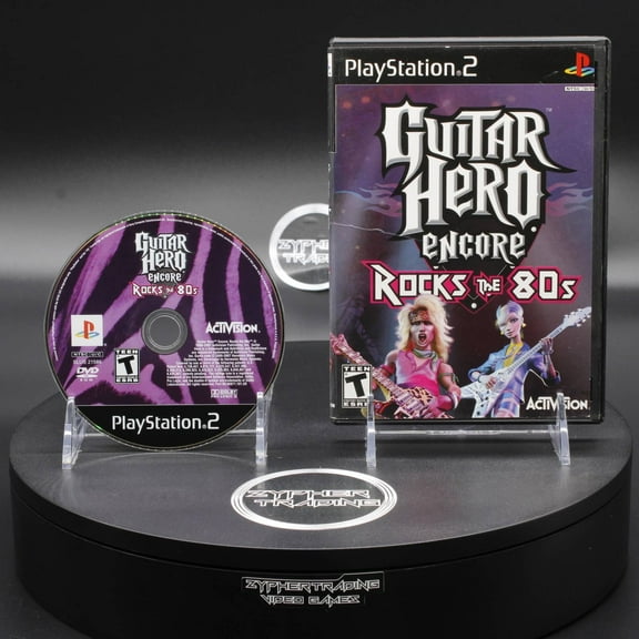 Guitar Hero Encore: Rock the 80's Sony PlayStation 2 PS2 2007