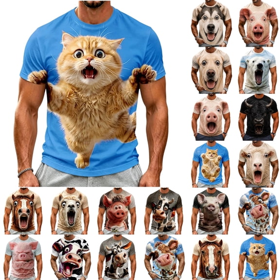 Letdown Unisex 3D All Over Print Short Sleeve T-Shirt-Realistic Graphic Crew Neck Tee,Funny Graphic Lover Novelty Casual Short Sleeve Shirt Gift Summer Clothes for Men Women