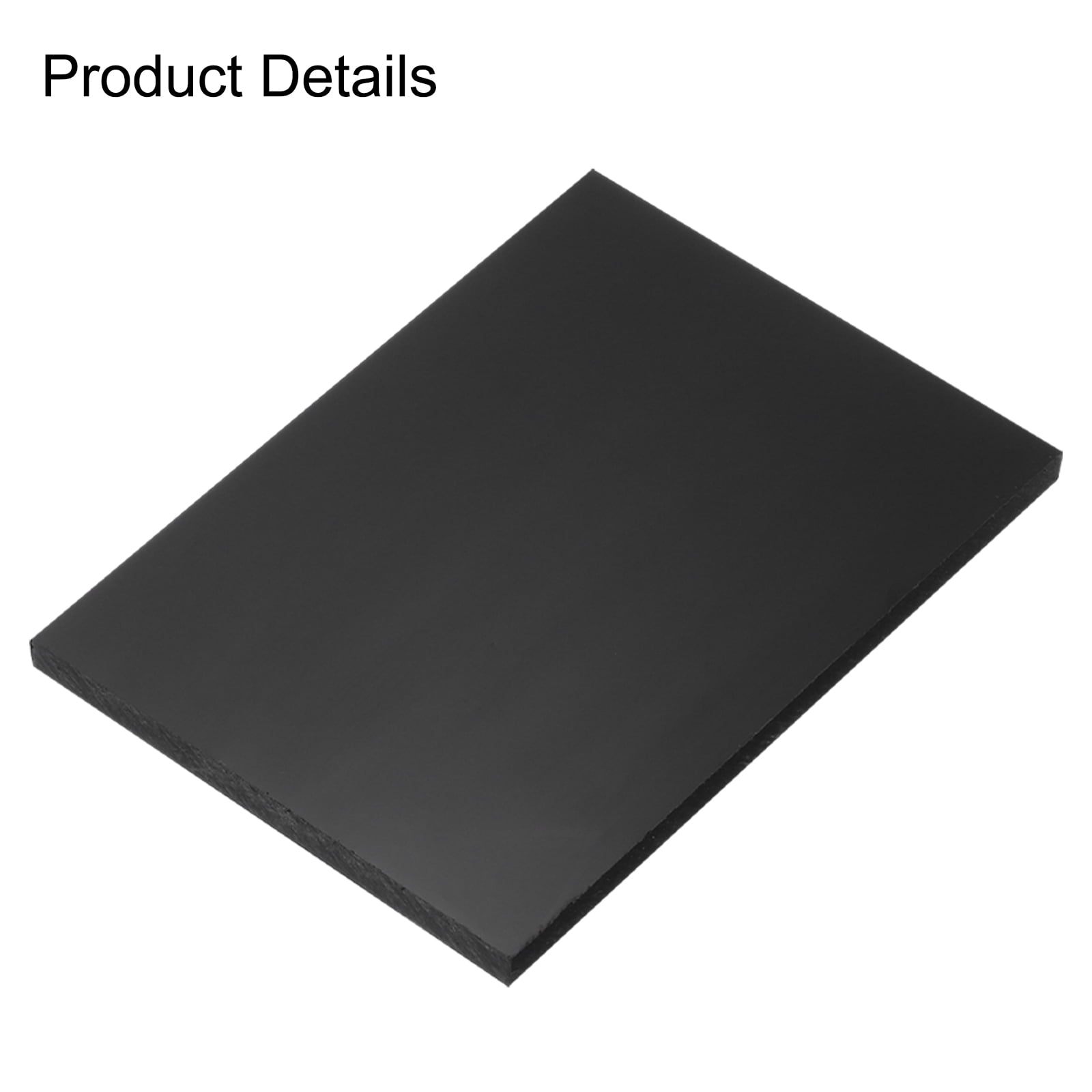 2pack Leather Craft Punching Pad, Stamping Mat Board for Leather Punch Cutting,Nylon, Black, 140x200x10mm