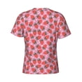 thumbnail image 6 of Vsdgher Strawberry Print Men's Dry Fit Mesh Athletic Shirts Moisture Wicking Tennis T-Shirt Tops, 6 of 9