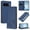 Dark Blue, variant on For Google Pixel 10 Pro XL / Pixel 9 Pro XL 6.8" 【RFID Blocking 】Protective Purse Case Double Butterfly Strong Magnetic Attachment/Closure, Card Slots/Pocket, PU Leather Flip Wallet Case,Light green