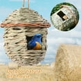 thumbnail image 5 of BirdHouses for Outside with Pole, Wood Birdhouse for Outdoors Hanging Garden Patio Decorative for Sparrow Throstle Outdoor Nesting Box, 5 of 8